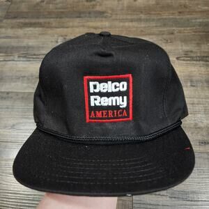 Delco Remy America cap adjustable hat red and black cb